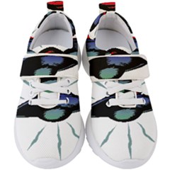 Alien Unidentified Flying Object Ufo Kids  Velcro Strap Shoes by Sarkoni