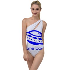 Unidentified Flying Object Ufo Alien We Are Coming To One Side Swimsuit by Sarkoni