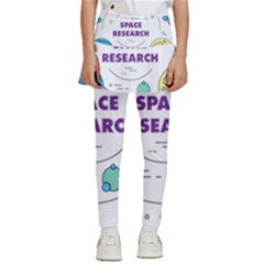 Unidentified Flying Object Ufo Space Outer Kids  Skirted Pants by Sarkoni