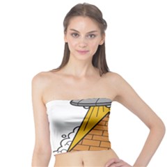 Unidentified Flying Object Ufo Under The Pyramid Tube Top by Sarkoni
