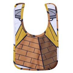 Unidentified Flying Object Ufo Under The Pyramid Baby Bib by Sarkoni