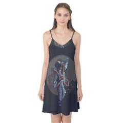 Illustration Drunk Astronaut Camis Nightgown 