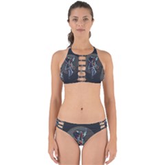 Illustration Drunk Astronaut Perfectly Cut Out Bikini Set