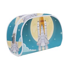 Space Exploration Illustration Make Up Case (small) by Bedest