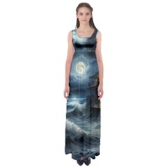 House Waves Storm Empire Waist Maxi Dress