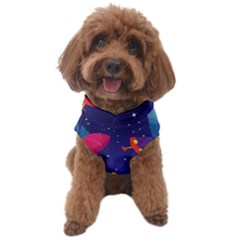 Cartoon Funny Aliens With Ufo Duck Starry Sky Set Dog Sweater by Ndabl3x