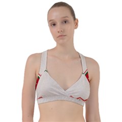 Merry Christmas Happy New Year Sweetheart Sports Bra by artworkshop