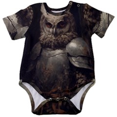 Owl Knight Baby Short Sleeve Bodysuit