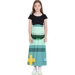Bmo Adventure Time Kids  Flared Maxi Skirt