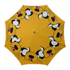 Adventure Time Cartoon Face Funny Happy Toon Golf Umbrellas