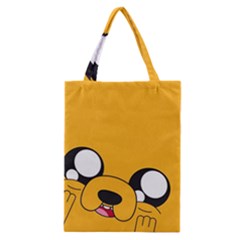 Adventure Time Cartoon Face Funny Happy Toon Classic Tote Bag by Bedest