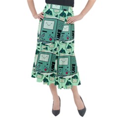 Adventure Time Bmo Midi Mermaid Skirt by Bedest