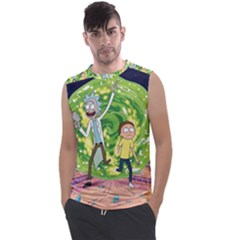 Rick And Morty Adventure Time Cartoon Men s Regular Tank Top