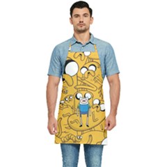 Adventure Time Finn Jake Cartoon Kitchen Apron