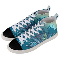 Adventure Time Lich Men s Mid-top Canvas Sneakers