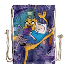 Adventure Time Finn  Jake Marceline Drawstring Bag (large) by Bedest