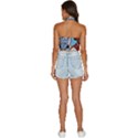 Graffiti Monster Street Theme Backless Halter Cami Shirt View4