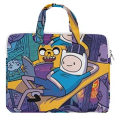Adventure Time Finn  Jake Marceline Macbook Pro 16  Double Pocket Laptop Bag 