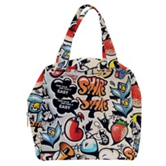 Comical Words Animals Comic Omics Crazy Graffiti Boxy Hand Bag