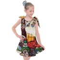 Graffiti Go Art Kids  Tie Up Tunic Dress View1