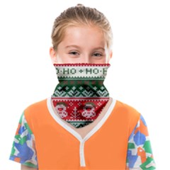 Ugly Sweater Merry Christmas  Face Covering Bandana (kids) by artworkshop