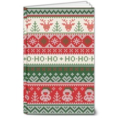 Ugly Sweater Merry Christmas  8  X 10  Softcover Notebook