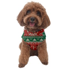 Merry Christmas  Pattern Dog Sweater by artworkshop