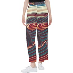 Dessert Storm Wave  pattern  Women s Pants  by coffeus