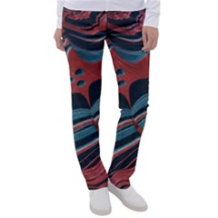Dessert Land  pattern  All Over Print Design Women s Casual Pants by coffeus