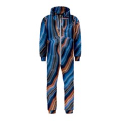 Dessert Waves  pattern  All Over Print Design Hooded Jumpsuit (kids) by coffeus