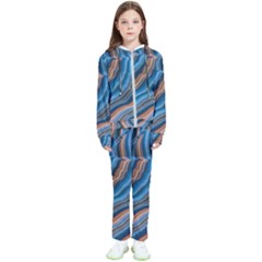 Dessert Waves  pattern  All Over Print Design Kids  Tracksuit by coffeus