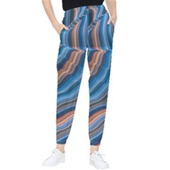 Dessert Waves  pattern  All Over Print Design Women s Tapered Pants by coffeus