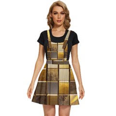 Golden Mosaic Tiles  Apron Dress by essentialimage