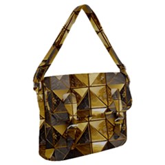 Golden Mosaic Tiles  Buckle Messenger Bag by essentialimage365