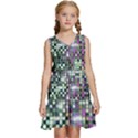 Disco Mosaic Magic Kids  Sleeveless Tiered Mini Dress View1