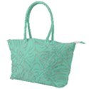 Ocean Monstera Canvas Shoulder Bag View1