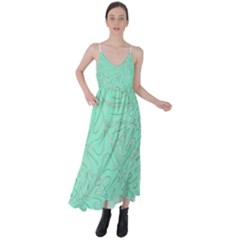 Ocean Monstera Tie Back Maxi Dress by ConteMonfrey