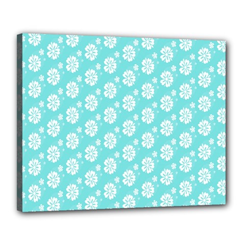 Spring Happiness Blue Ocean Canvas 20  X 16  (stretched) by ConteMonfrey