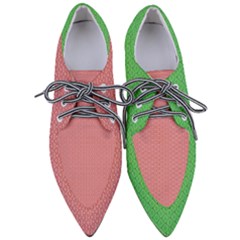  Spooky Pink Green Halloween  Pointed Oxford Shoes by ConteMonfrey