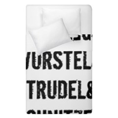 Its A German Thing Bier Brezel Wurstel Strudel Schnitzel Duvet Cover Double Side (single Size) by ConteMonfrey