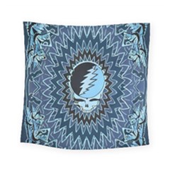 Grateful Dead Butterfly Pattern Square Tapestry (small) by Bedest