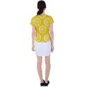 Lemon Fruits Slice Seamless Pattern Women s Sports Top View2