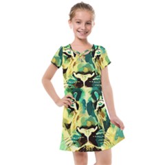 Love The Tiger Kids  Cross Web Dress by TShirt44