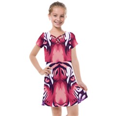 Love The Tiger Kids  Cross Web Dress by TShirt44