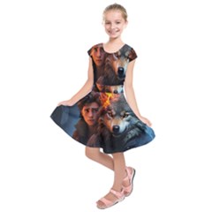 Be Fearless Kids  Short Sleeve Dress by Saikumar