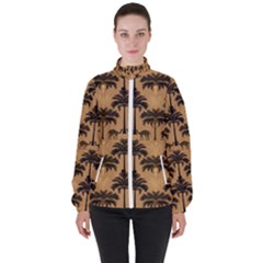 Cat Jigsaw Puzzle Women s High Neck Windbreaker