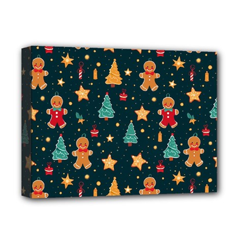 Winter Xmas Christmas Holiday Deluxe Canvas 16  X 12  (stretched) 