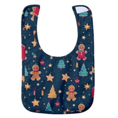 Winter Xmas Christmas Holiday Baby Bib