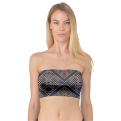 Pattern Seamless Antique Luxury Bandeau Top