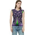 Peacock Bird Color Women s Raglan Cap Sleeve T-Shirt View1